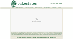Desktop Screenshot of oakestates-fs.co.uk